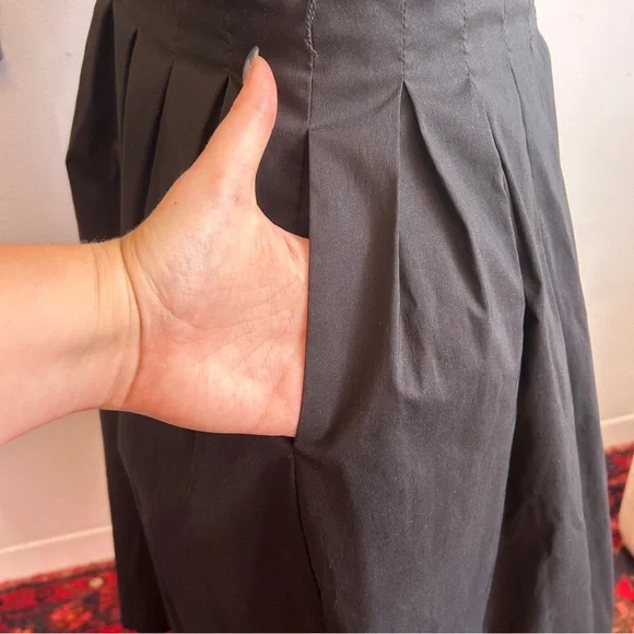 Vintage 90s Y2K does 60s Le Château Strapless Pleated Pintuck Cocktail Dress - Picture 7 of 16